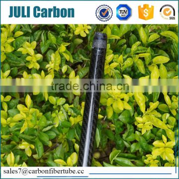 Juli professional supplier high strenght custom 3k carbon fiber tube/pipe, carbon fiber tube connectors