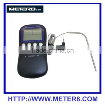 DTH-11 , digital food thermometer with clock function , countdown function, with probe