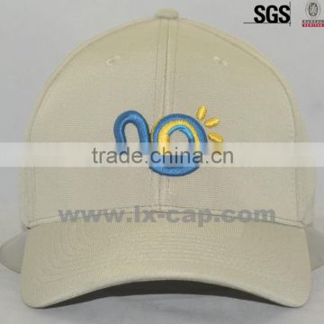 3D high quality 6 panel embroidery fitted baseball cap