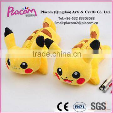 2016 New design Lovely Fashion High quality Customize Cheap Promotional gifts andHoliday gift Wholesale Plush toy Bag Pikachu