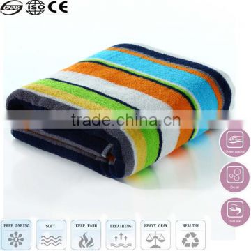 blue microfiber beach towel