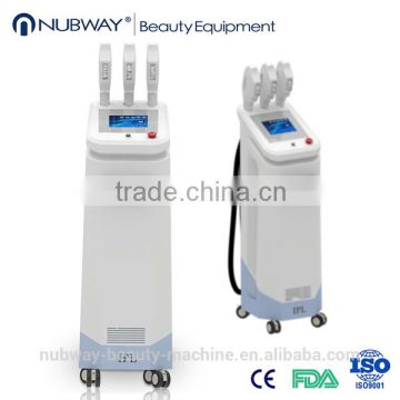China NUBWAY Professional eight ipl home laser pigmentation hair removal machine for sale