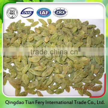 Appetizing top quality chinese green raisin