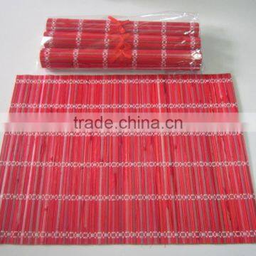 Beautiful item bamboo table mat from Vietnam with manufacture price