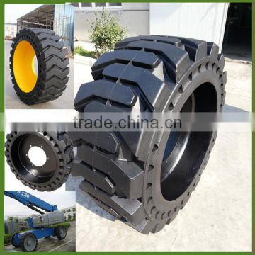 aerial working platform solid tires with holes 385//65-24