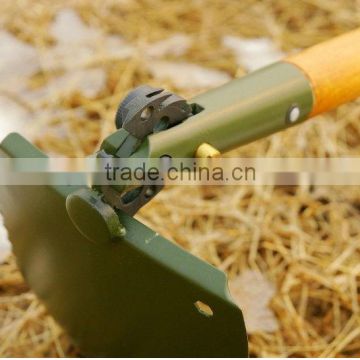 Mini Folding Camping Multi Tool Military Style Survival Folding Shovel Kit With A Compass