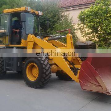 Loader 4WD CE 1.6Ton ZL16 with 4 in 1 bucket/snow blade shovel loader