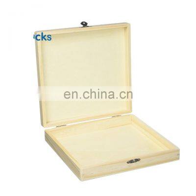Hot sale Customized unfinished wooden cigar box
