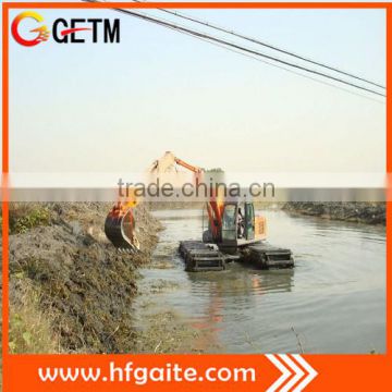 supply of amphibious excavator with different tonnage