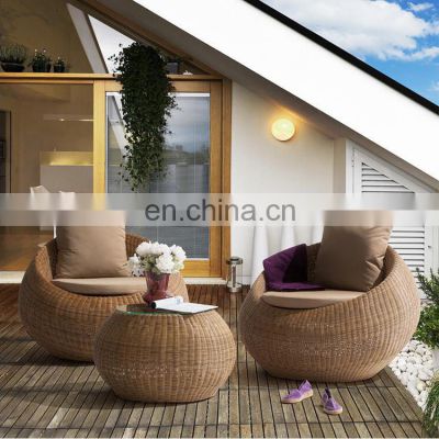 Outdoor wicker chair sofa garden courtyard leisure tea table sofa set