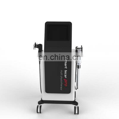 focused shock wave therapy machine Smart Tecar Pro T-RES Handle CET Handle RET Handle Return Pad Shock Wave Ultrasound 80MM Hand