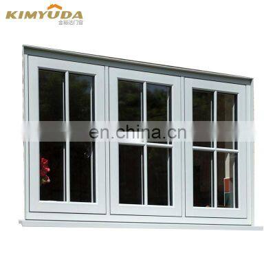 Hurricane Impact Double Glazed Tempered Glass Windows Thermal Break Aluminum Window