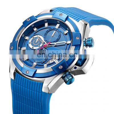 2022 Waterproof Fashion Stainless Steel Caes Back Designer Wrist Watch Wholesale  Quartz Watch Sport Silicon Man Watch