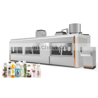 Complete ASEPTIC PET Filling Line with Capacity Adjustable Aseptic filling systems for milk beverages in PET bottles
