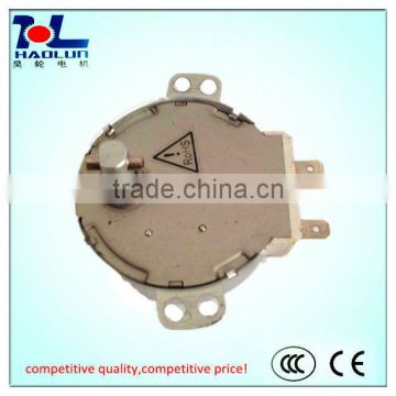 Round metal shaft synchronous motor for microwave oven