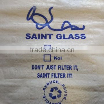 2016 China white laminated pp woven bags for flour, wheat,rice,corn,feed,seed.grain