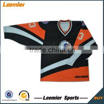 Sublimation Printing Men's Hockey Sport Hoodies