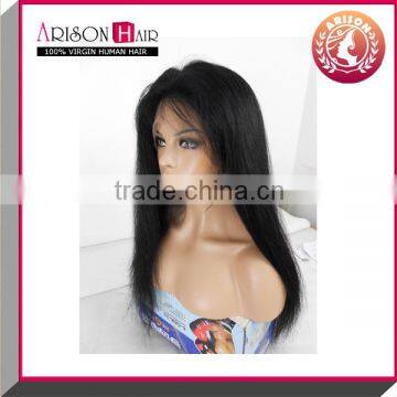 top 6A virgin hair lace front wigs