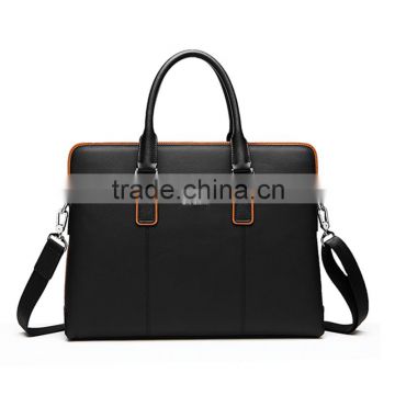 2016 China supplier western style mens tote bags,Lichee Pattern pu leather briefcase,high quality businese bags