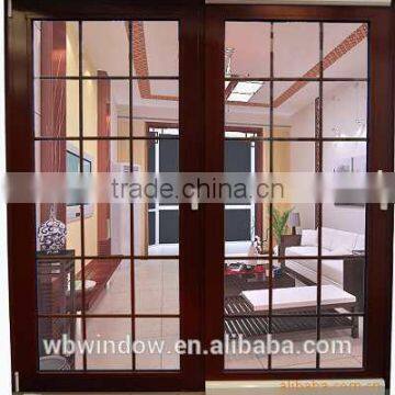 Double glass pvc casement doors with reasonable price