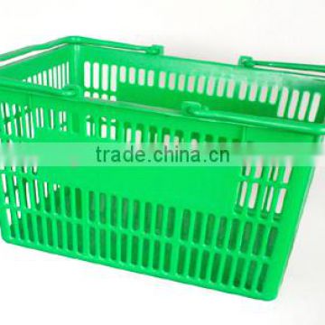 rectangular plastic basket