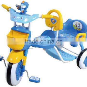 two seat kids tricycle 3009N