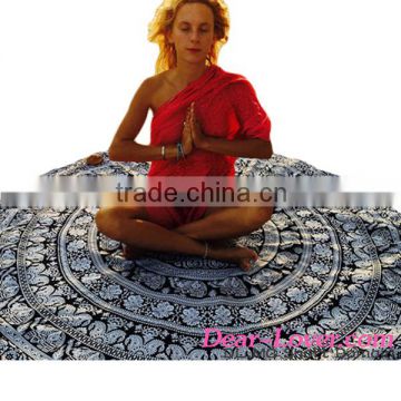 Multi-Functional Beautiful Round Mandala Roundie Beach Towels Yoga Mat