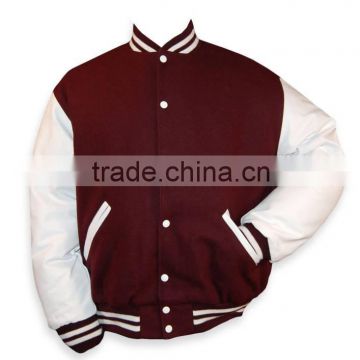High School Letterman Jacket / Varsity Jacket / Wool & Leather Varsity Jacket