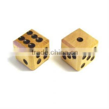 2013 hot sales high quality wooden dice for ludo game
