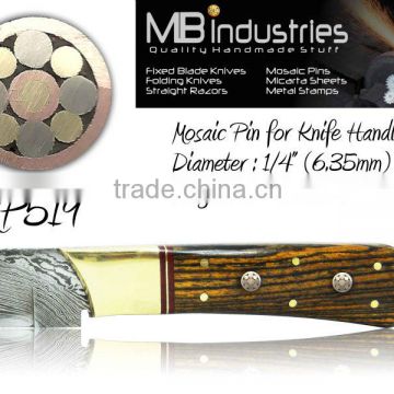 Mosaic Pins for Knife Handles MP519 (1/4") 6.35mm