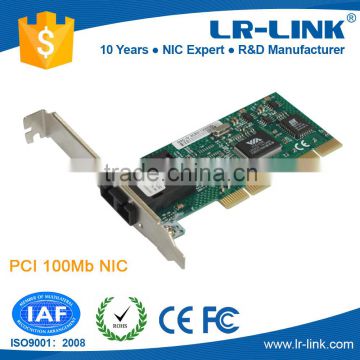 100Mbps Full/Low Profile Ethernet Multi Mode SC Fiber PCI NIC Card 2km