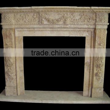 stained glass fireplace screen mantel china