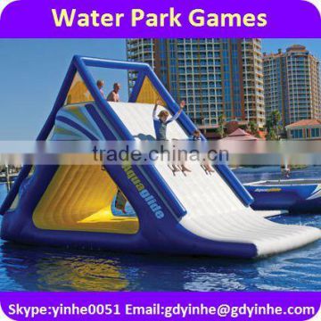 2016 hot sale inflatable aqua glide water games