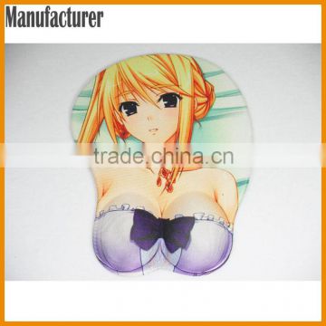 AY 3d Sexy Breast Girl Gel Mouse Pad Foam Wrist Mouse Pad