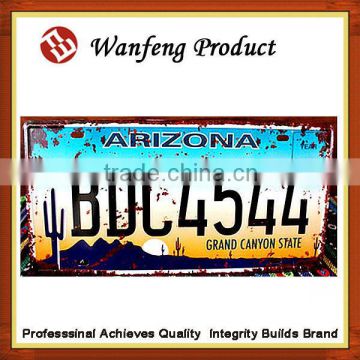 professional custom produce vintage car plate License plate and metal nameplates