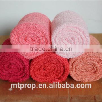 Newborn Rayon Stretch Knit Wrap Maternity Scarf Women Shawl In Pink Tones