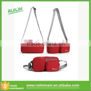 Red Long Handle Shoulder Bag