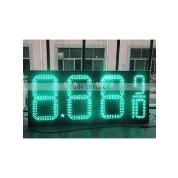 Nice performance 12 inches fuel station led digital gas price sign 8.889/10 Australia 7 segment led gas price display/led gas