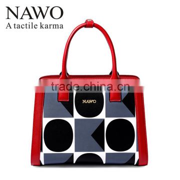 vintage style tote hand bags women office totes leather bag popular
