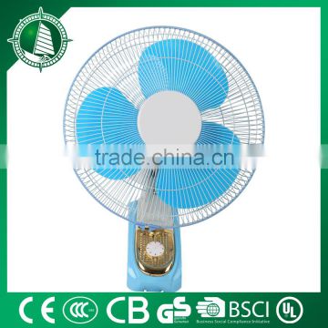 2016 wall fan low price hot selling 16 inch aluminium motor made in china