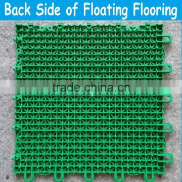 latest design indoor floating floor with strong back side