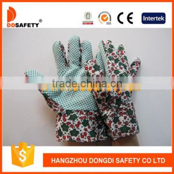 DDSAFETY 2017 Gardening Gloves PVC Dots On Palm Safety Working Gloves