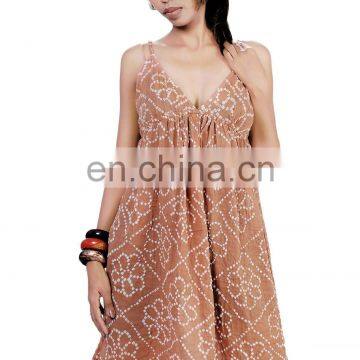 Cotton Hand Bandhani Dress