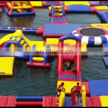 Commercial inflatable floating water park, Adult water park equipment inflatable park for sale