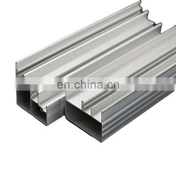 6000 series anodized aluminum frame silver aluminium folding door profile for philippines
