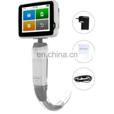 Factory price digital video laryngoscope reusable wireless charge laryngoscope for hospital
