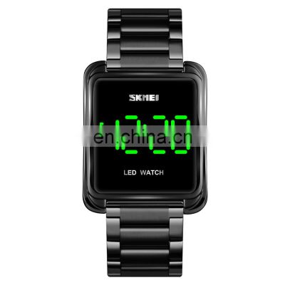 SKMEI 1505 Men Watch 30m Waterproof Wristwatch LED Stainless Steel Watch Male Relogio masculino
