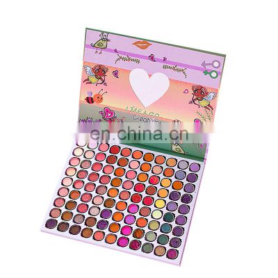 Custom Printed Custom 99 Colors Eyeshadow Palette Low Moq Empty Makeup Packaging