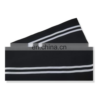 Diseno de moda for polo garment accessories knitted cuff supplier sewing ribbing custom ribbed knit