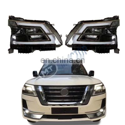MAICTOP Car Accessories LED Headlight For Patrol Y62 2020 head light lamp